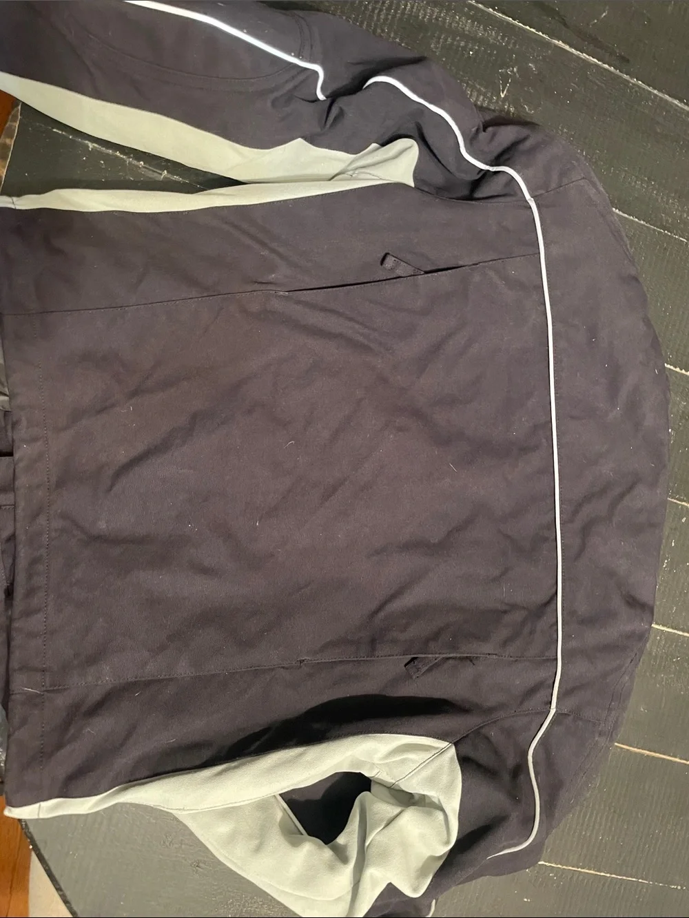 Motorcycle Ladies Jacket -MOTO GP-Softshell Jacket - Black & Light Gray